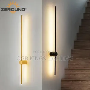 Indoor Wall Light Led Black and Gold Lights