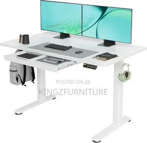 Premium Height-Adjustable With Drawer 1.4 Meter