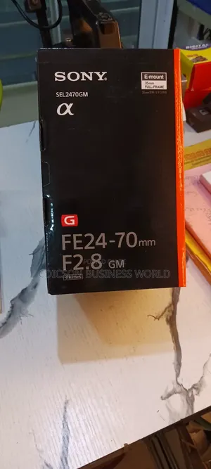 Sony Lens 24-70 F2 8 GM