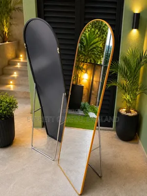 Free Standing Dressing and Make Up Mirror Aluminum Frame