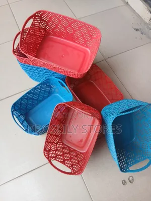Mini Pantry Multipurpose Plastic Basket X 12pcs