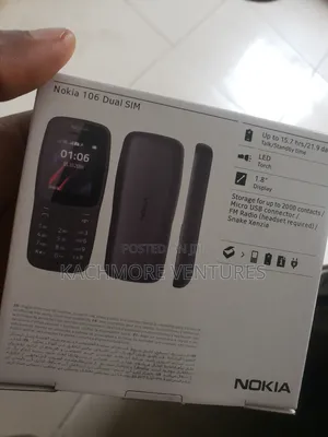 New Nokia 106 Black