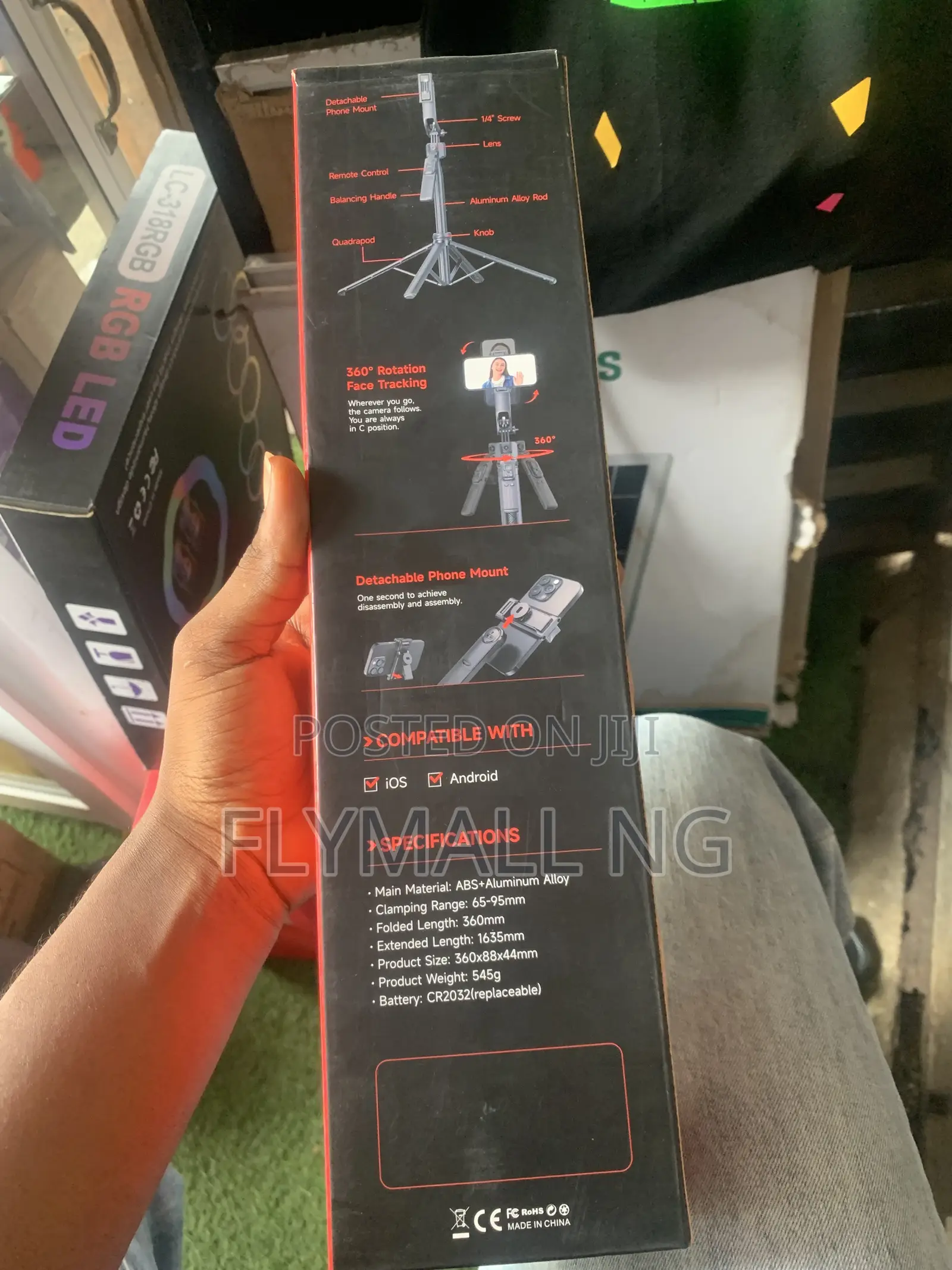 C17 AI Face Tracking Quadrapod Gimbal