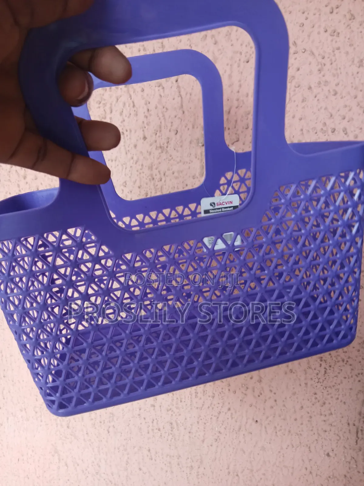 Plastic Multipurpose Storage or Shopping Basket ×12pcs