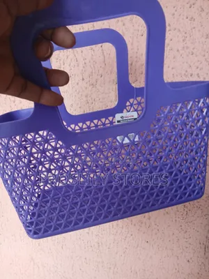 Plastic Multipurpose Storage or Shopping Basket ×12pcs