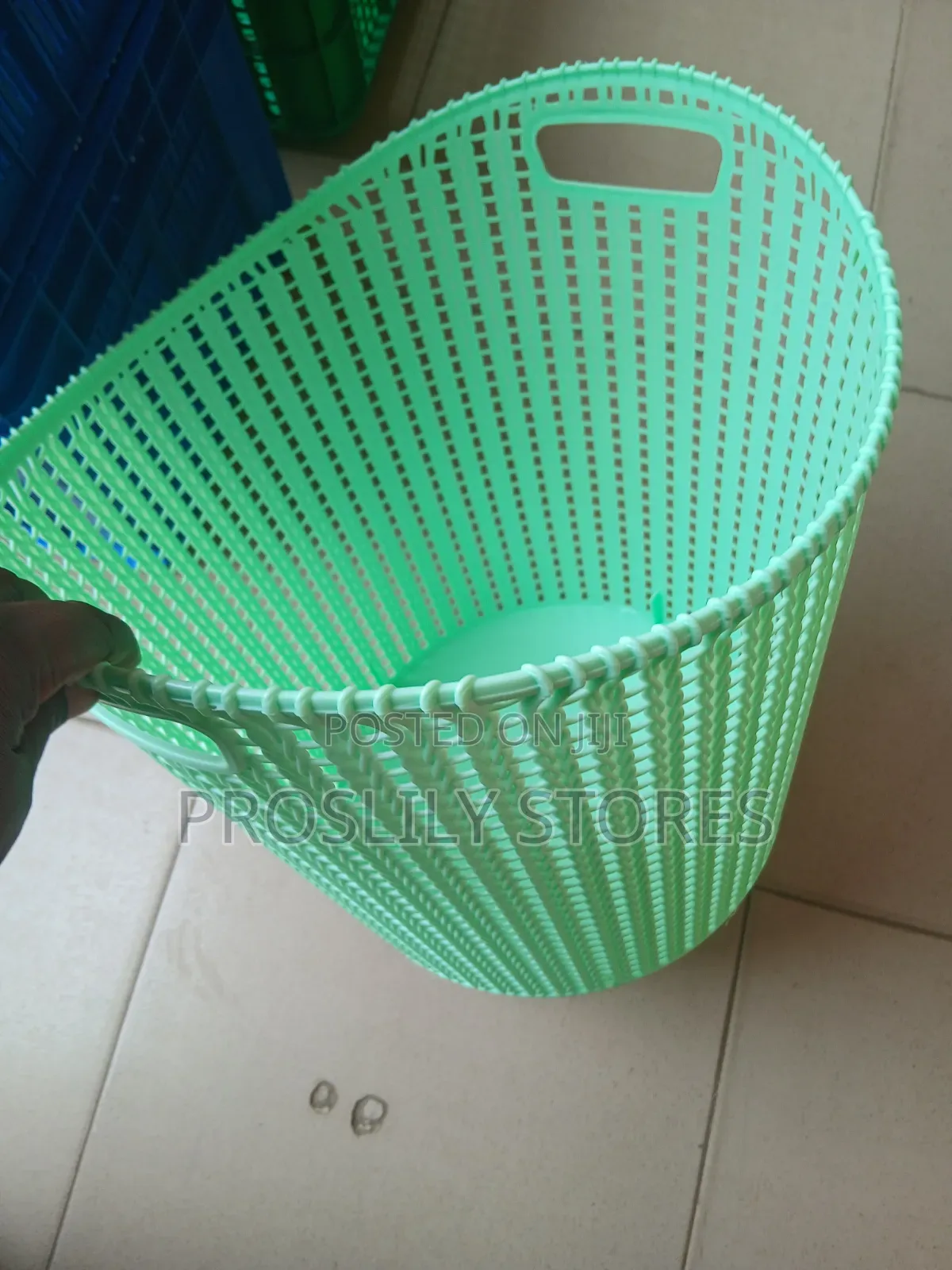 Plastic Rattan Like Storage Basket
