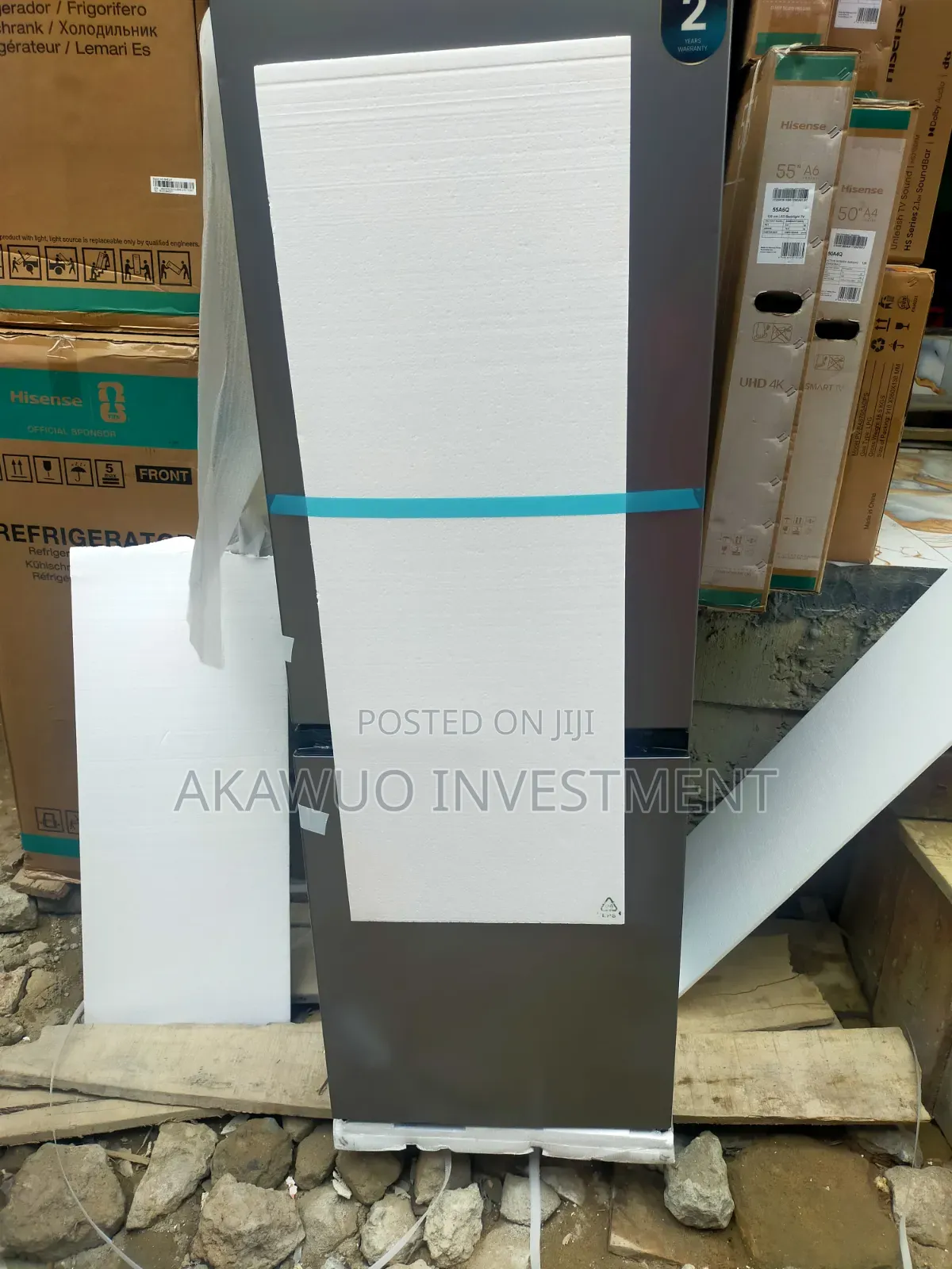 Hisense Double Door Fridge Original