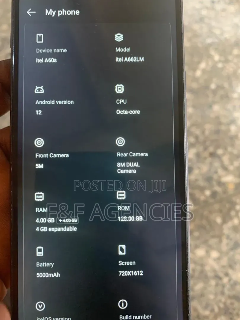 Itel A60S 128 GB Blue