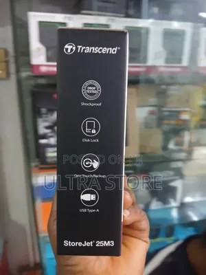 Transcend 1TB USB 3.0 Storejet Shock Resistance Portable External