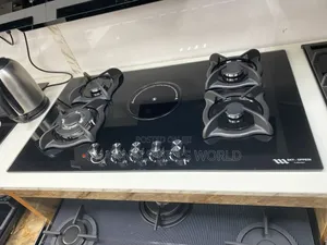 4 Gas and 1 Electric Kitchen Burner