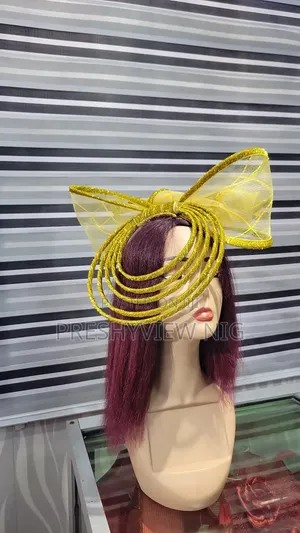 Yellow Ring Fascinator