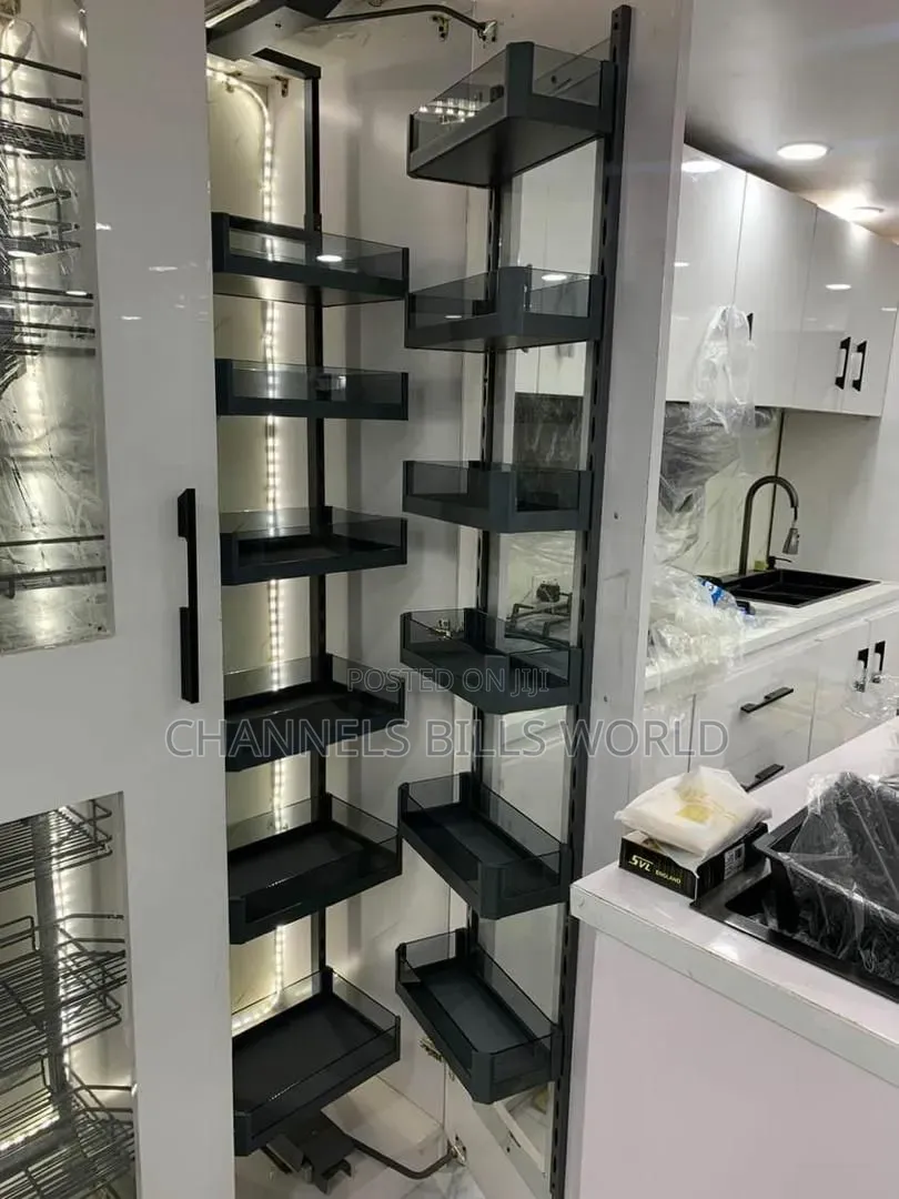 Glass Open Pantry