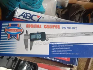 ABCY Digital Vernier Caliper (200mm / 8-Inch)