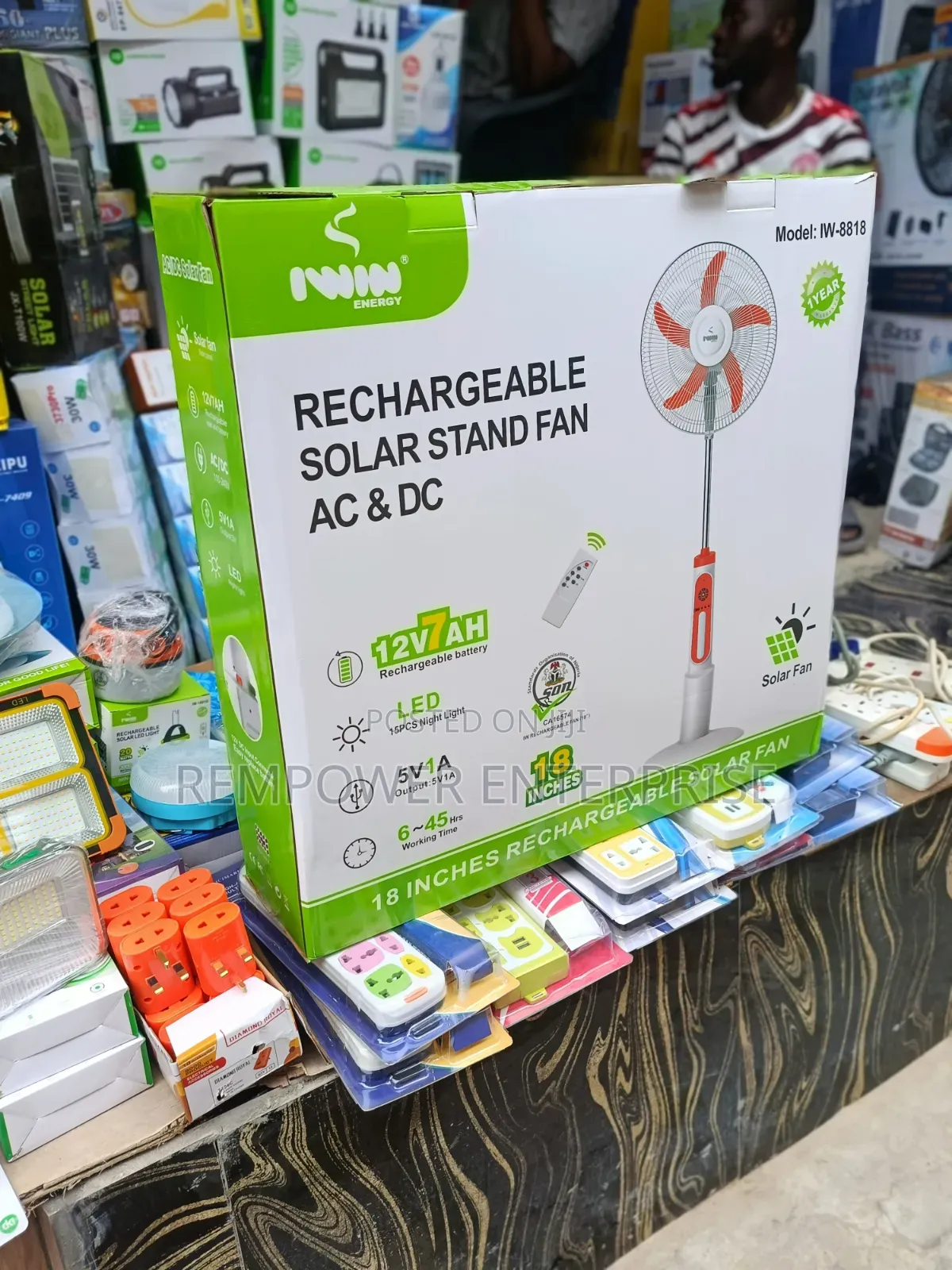 I Have IWIN Rechargeable Fan