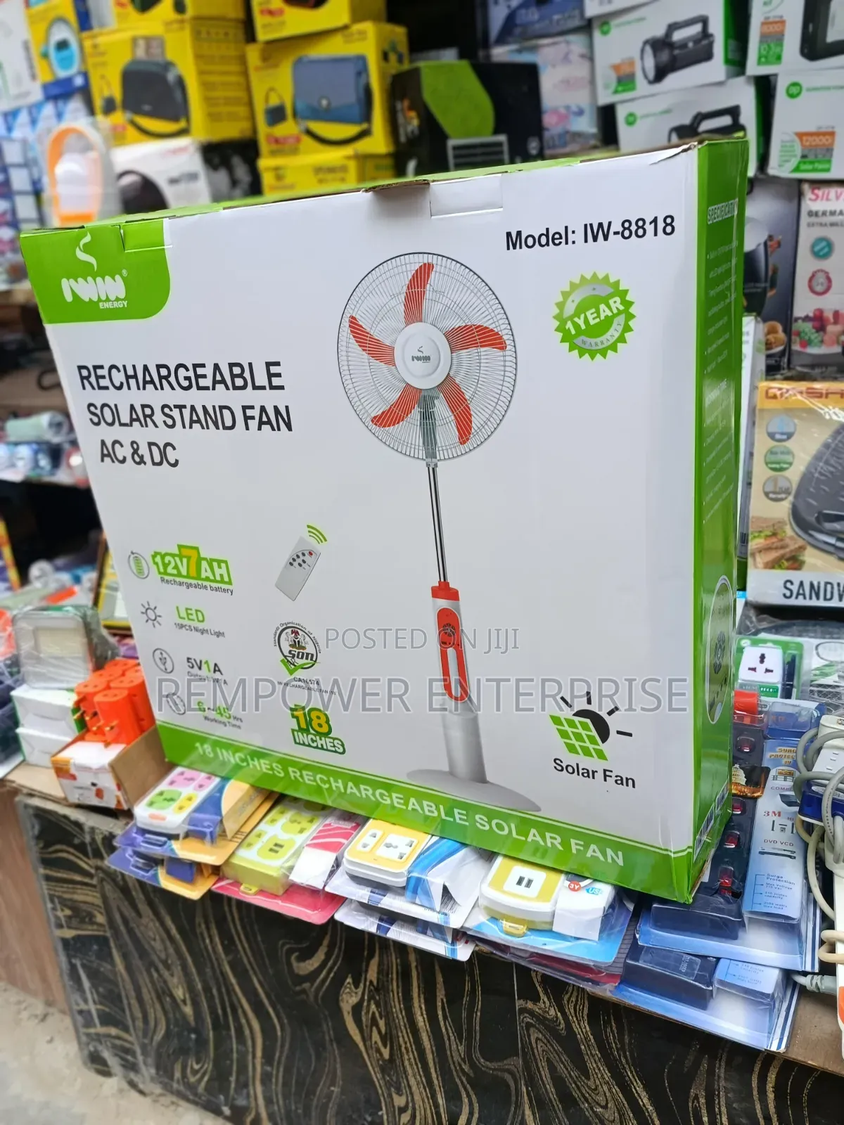 I Have IWIN Rechargeable Fan