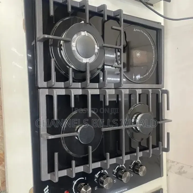 3 Gas and 1 Electric Kitchen Burner