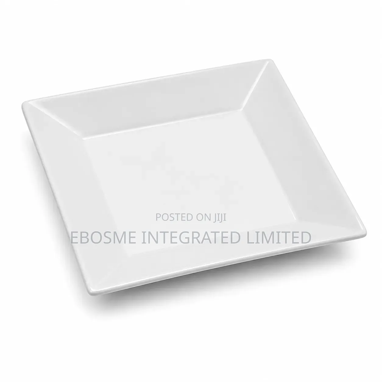White Square Serving Plate