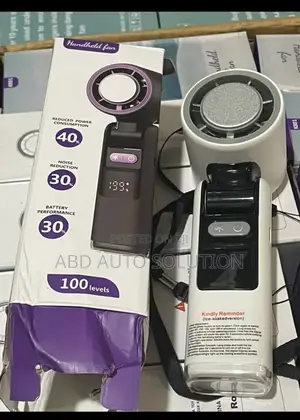 100-Level Rechargeable Handheld Fan