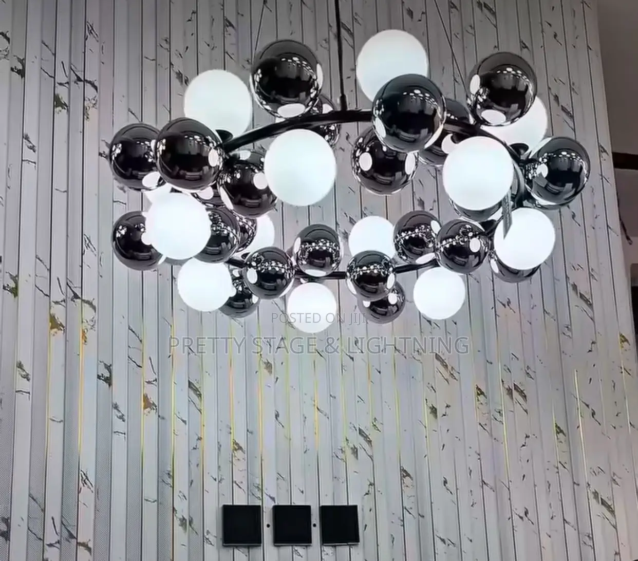 Ring Ball Chandelier By14. Exclusive Media, and Home Lighting