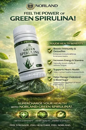 Green Spirulina Capsules