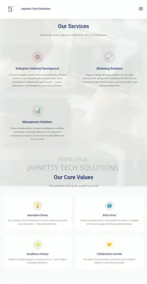 Professional Website for Serious Entrepreneurs