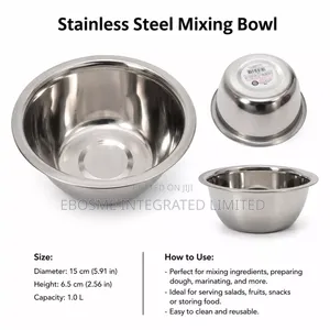 Stainless Steel Mixing and Serving Bowl