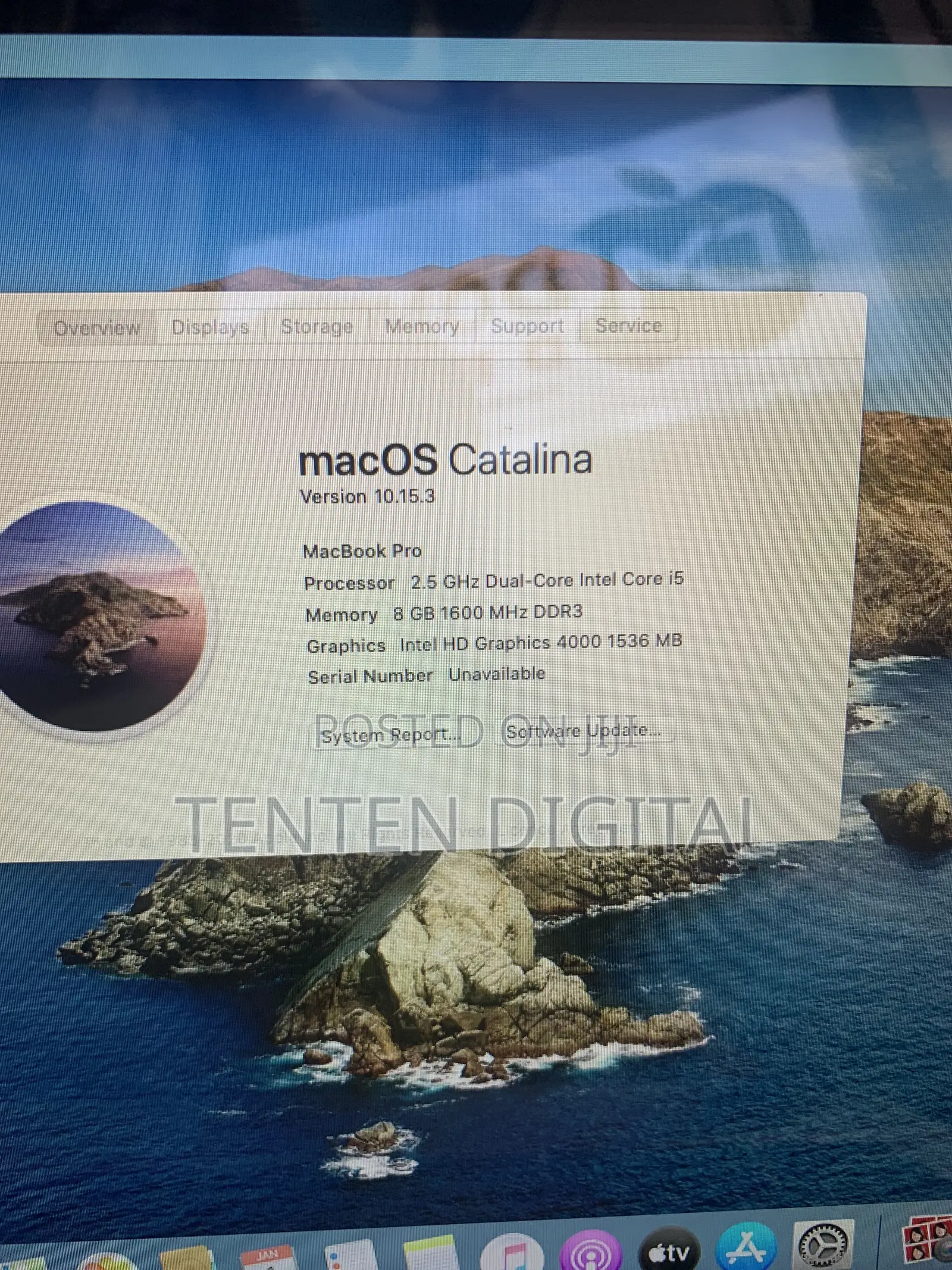 Laptop Apple MacBook 2012 8GB Intel Core i5 SSD 500GB