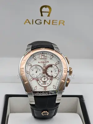 Premium Aigner Chronograph Leather Wristwatch in 4 Designs