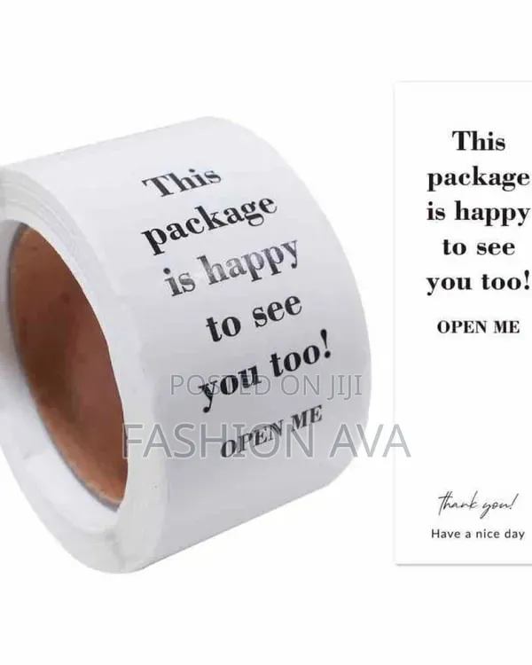 Packaging Material Stickers