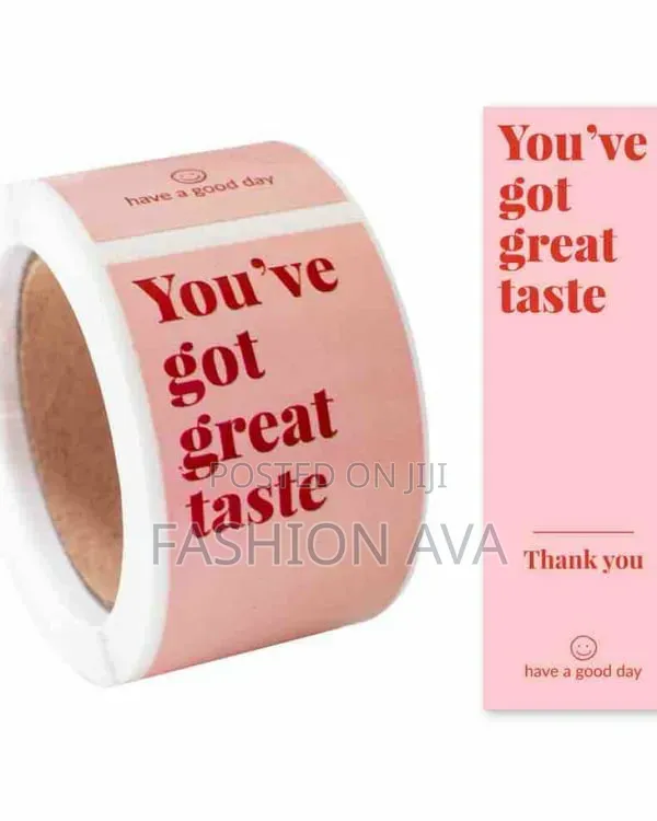 Packaging Material Stickers