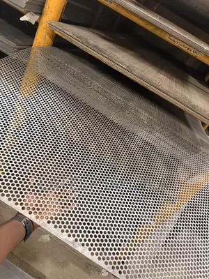 2mm Thick 8mm Hole Perforated Sheet