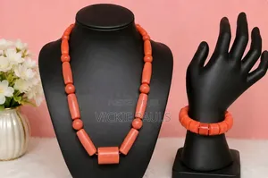 Original Traditional Coral Beads Jewelry Set