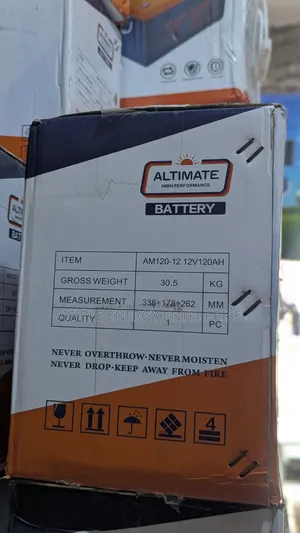 Altimate 120ah 12v Deep Cycle Solar Battery
