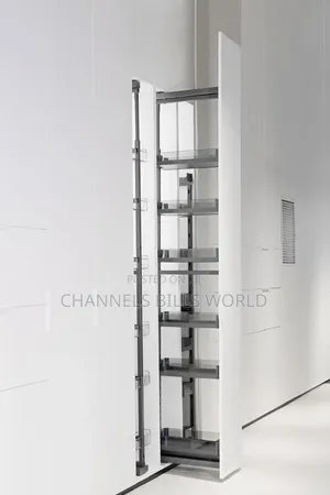 Pullout Cabinet Glass Pantry