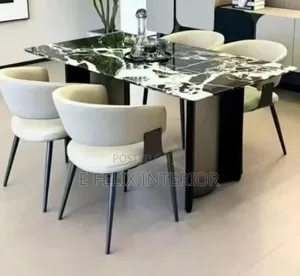 High Quality Marble Dinning Set With 6 Chairs