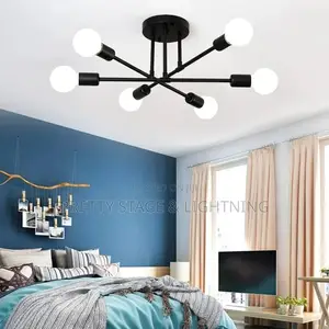 6~light Sputnik Ceiling Chandelier