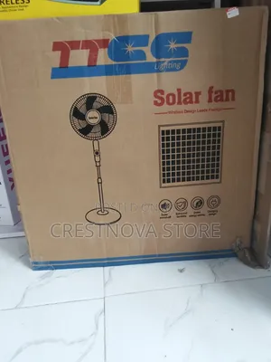 TtCC Rechargeable Solar Fan With One Bulb