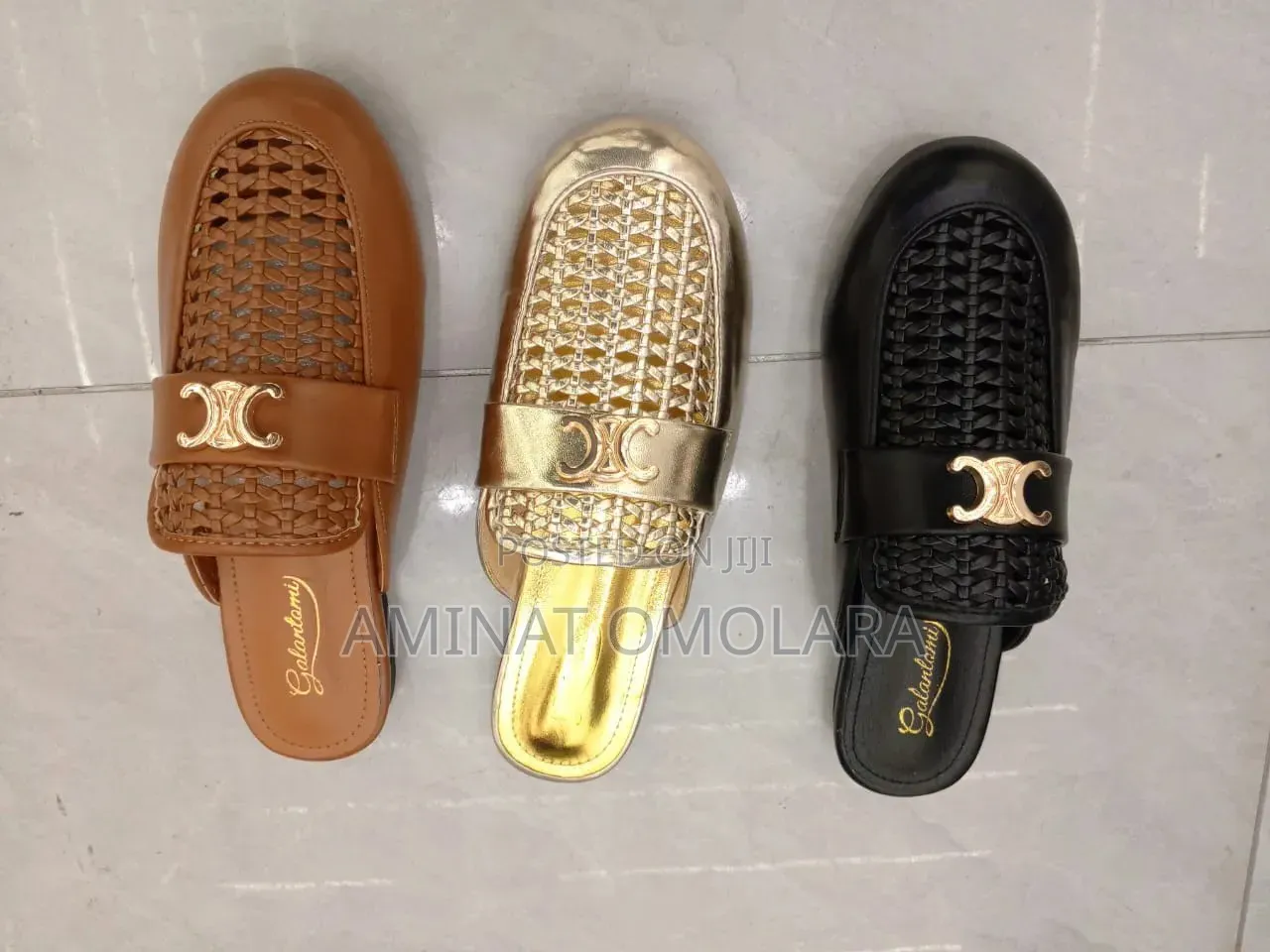 Female Leather Half Shoe