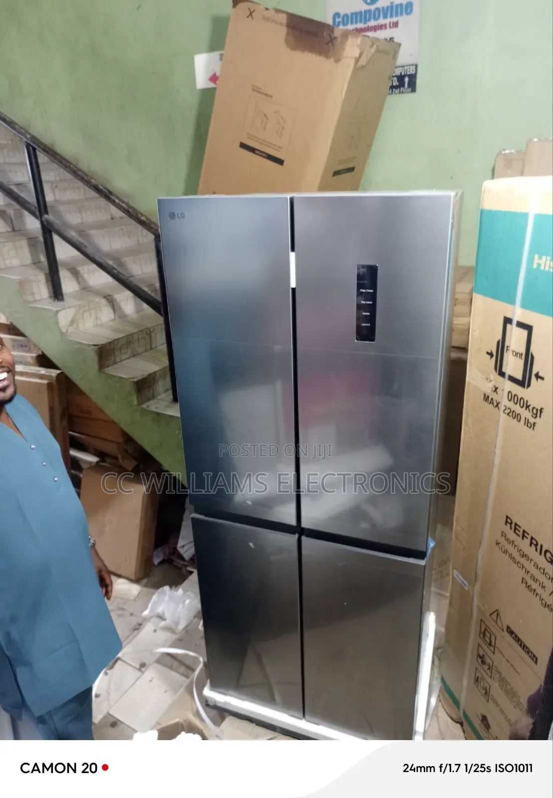 LG Standing Fridge