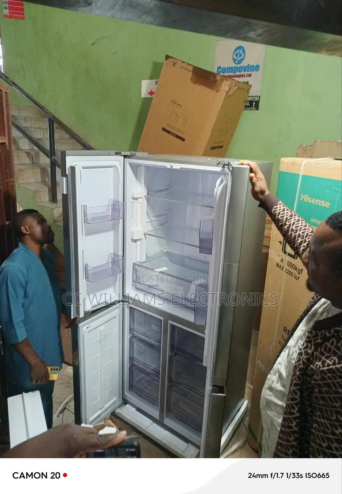 LG Standing Fridge