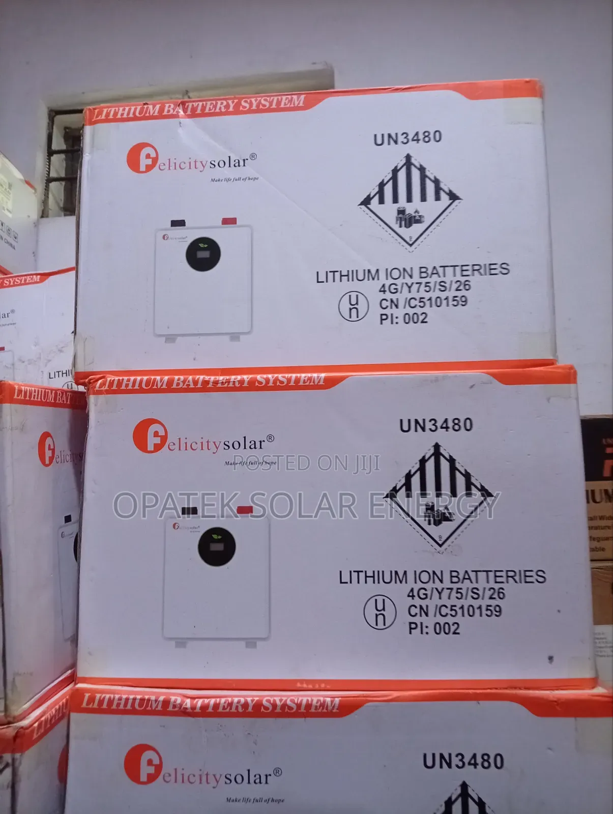 Felicity Lithium Battery 7.5kwh 24v Available