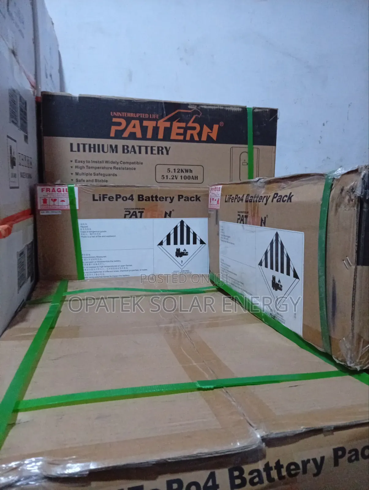 Pattern Lithium Battery 5kwh 48v Available