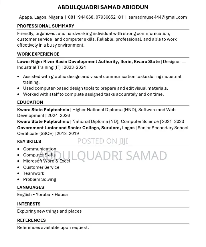 Store Assistant