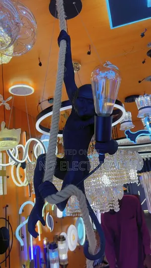 Luxury Black Monkey Hanging Pendant Light