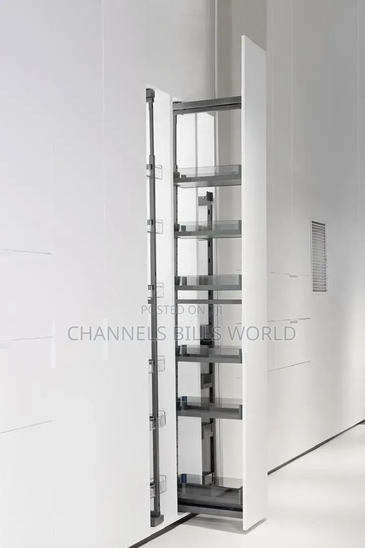 Pullout Cabinet Glass Pantry