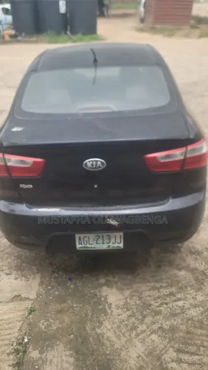 Kia Rio LX 4dr Sedan (1.6L 4cyl 6M) 2012 Black