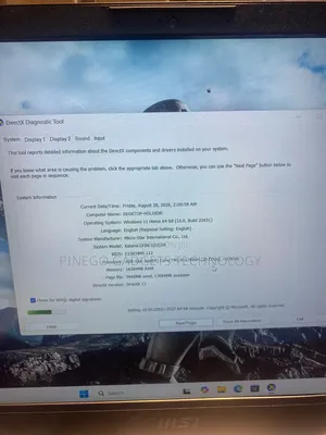 Laptop MSI Katana GF66 16GB Intel Core i9 SSD 1T