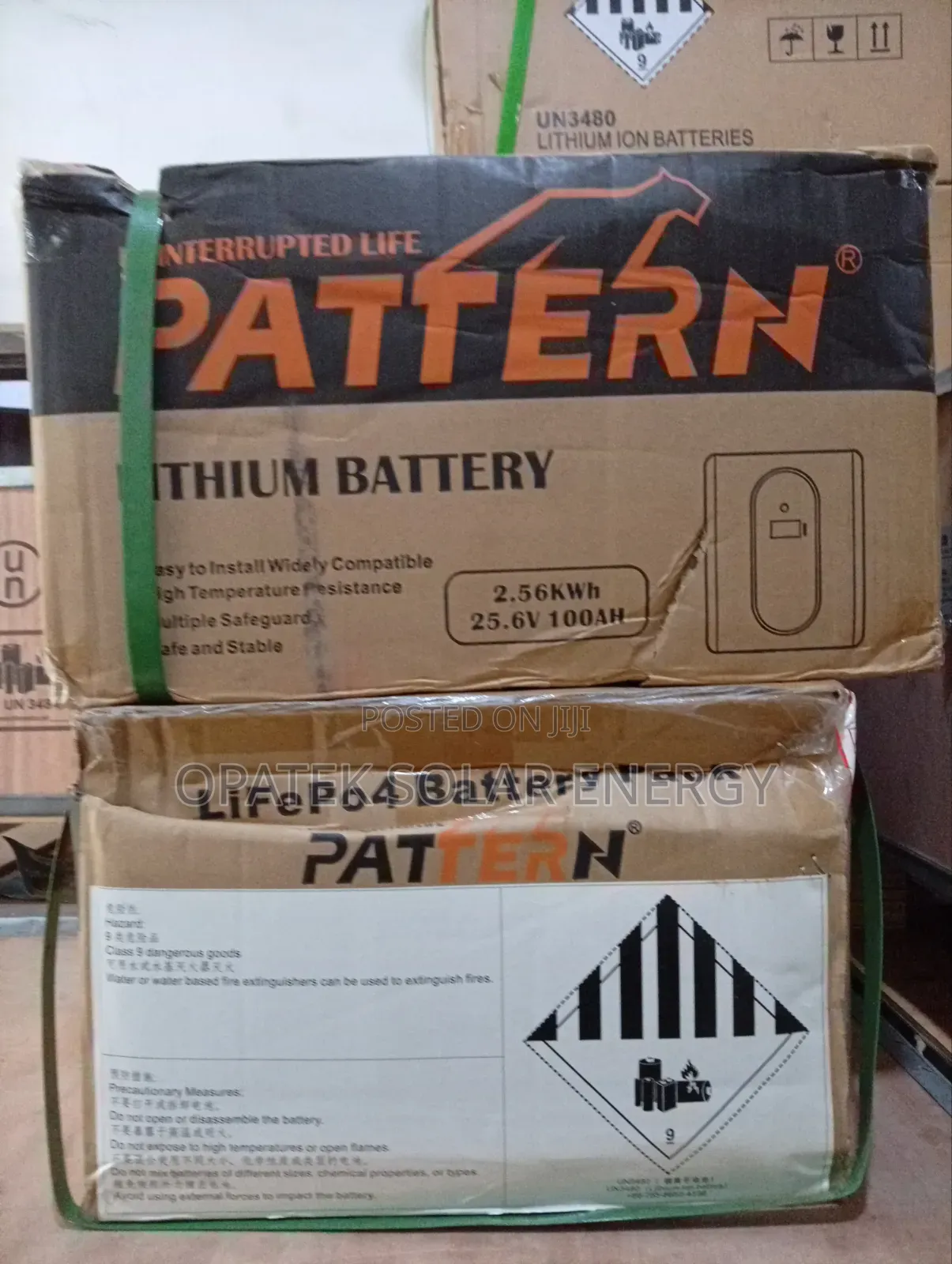 Pattern Lithium Battery 2.5kwh 24v Available