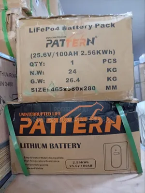 Pattern Lithium Battery 2.5kwh 24v Available