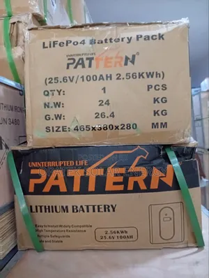 Pattern Lithium Battery 2.5kwh 24v Available